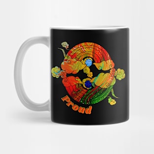 Proud Rainbows - Dark Neon Gems Mug